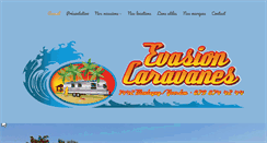 Desktop Screenshot of evasion-caravanes.ch